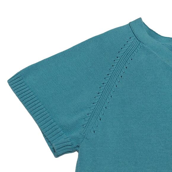 GAP Kids short-sleeved solid cropped cotton knit shrug - Picture 3 of 10